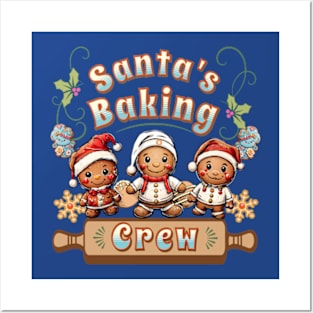 Santa’s Baking Crew Posters and Art